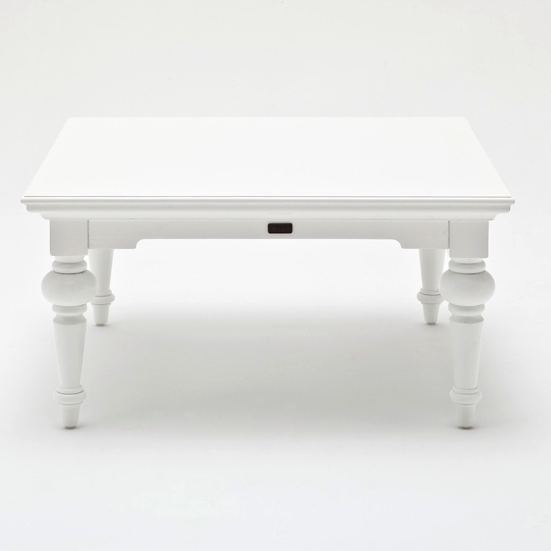 Provence French Country White Square Coffee Table