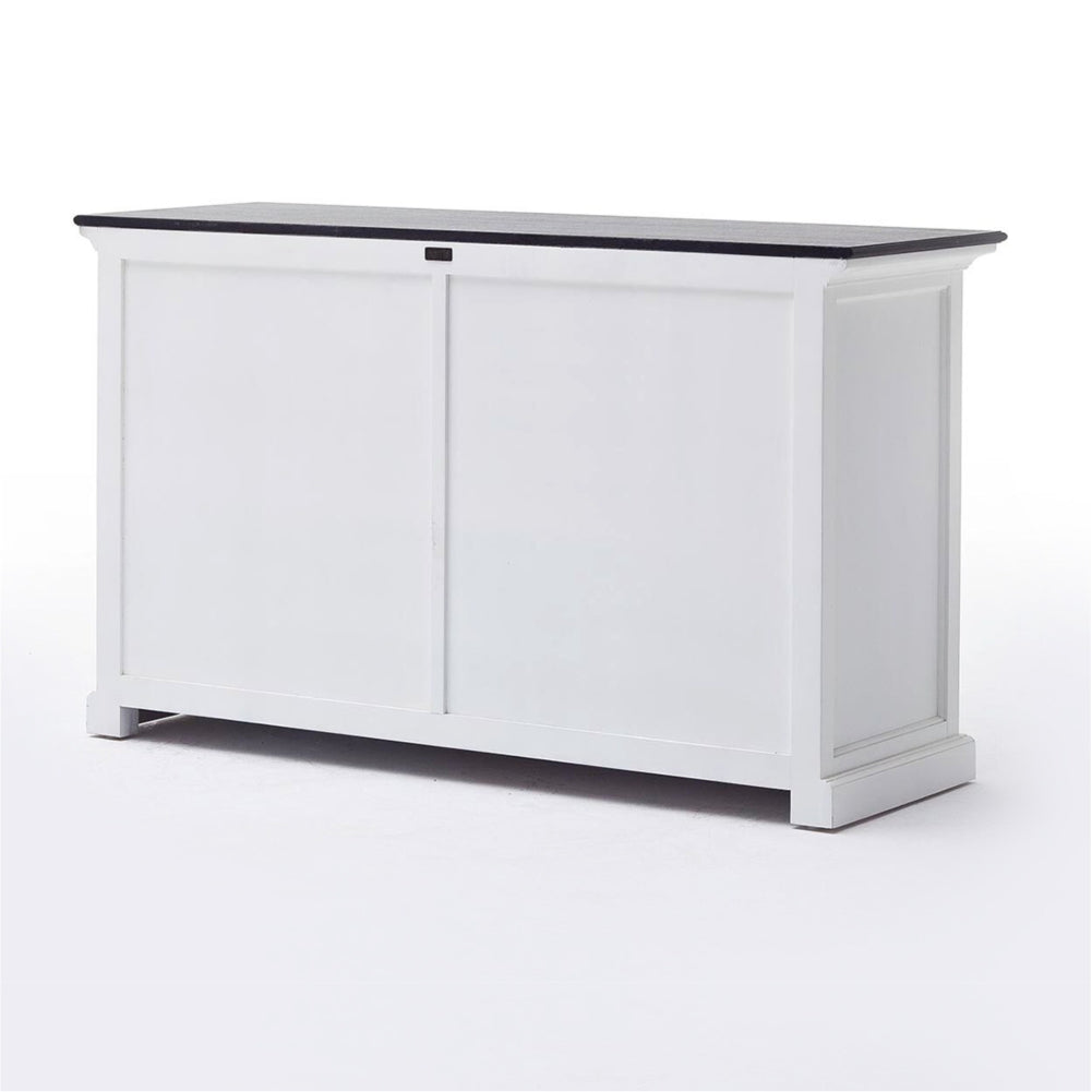 Halifax Contrast Farmhouse White & Black Classic Buffet