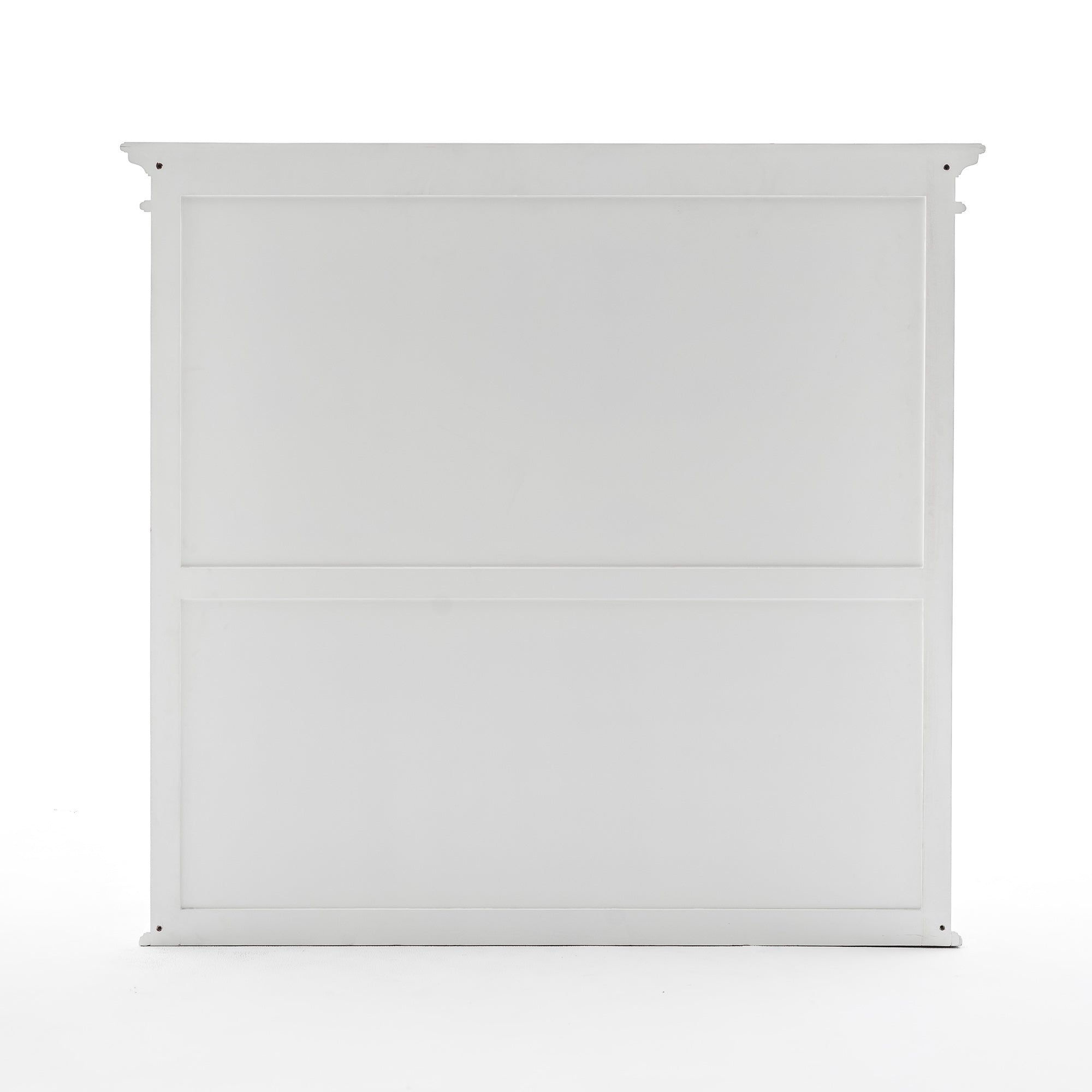 Halifax Coastal White Buffet Hutch Unit with 2 Adjustable Shelves