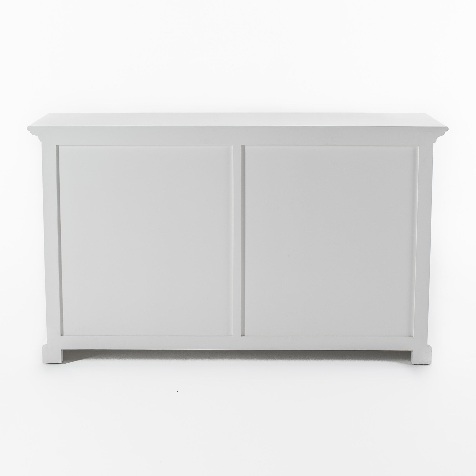 Halifax Coastal White Classic Buffet with Glass Doors 