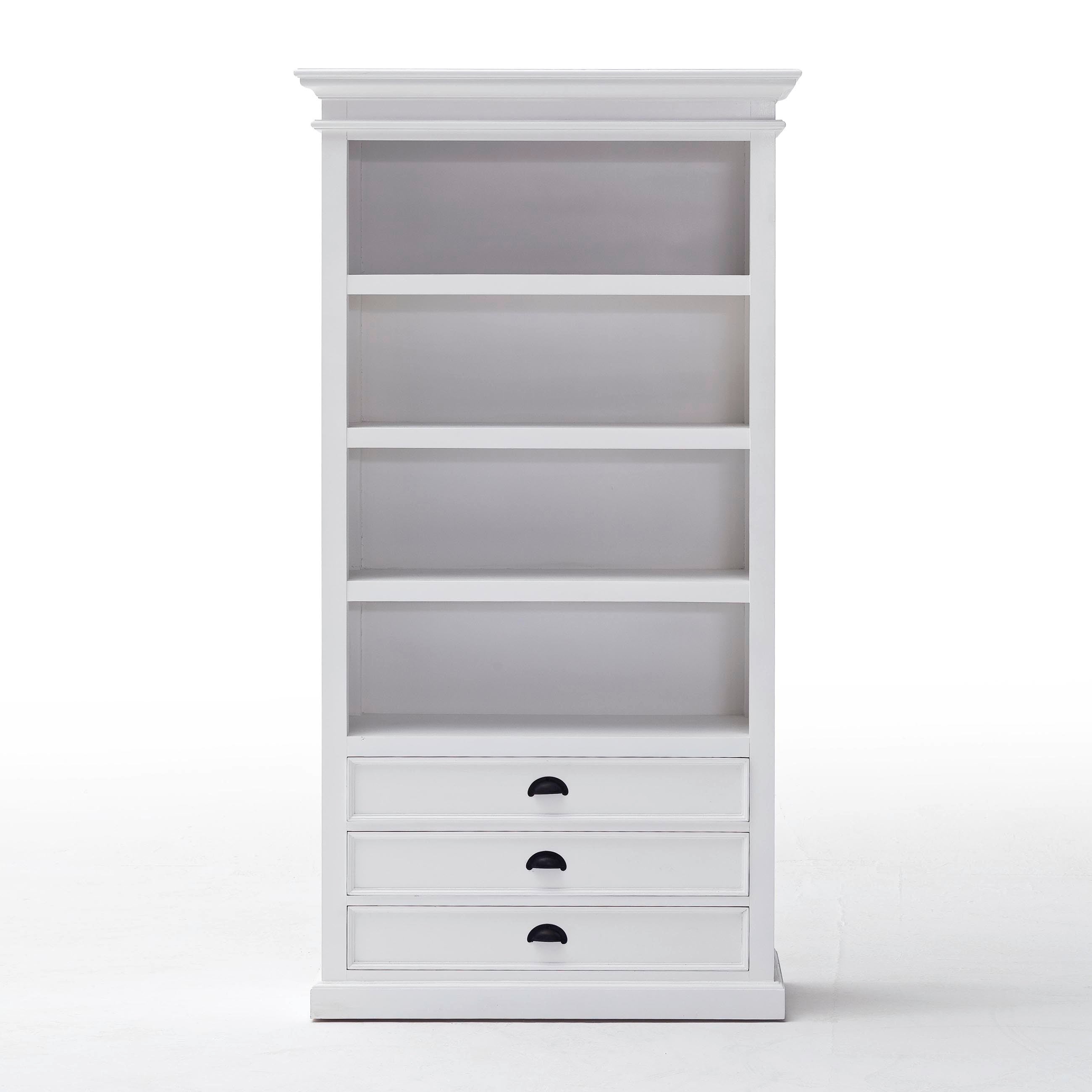 Halifax Coastal White Bookcase