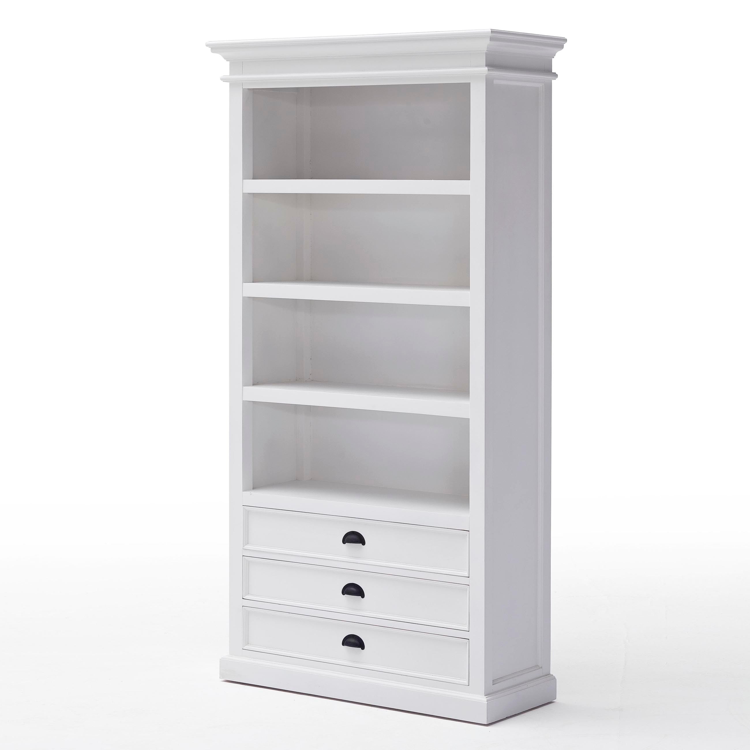 Halifax Coastal White Bookcase