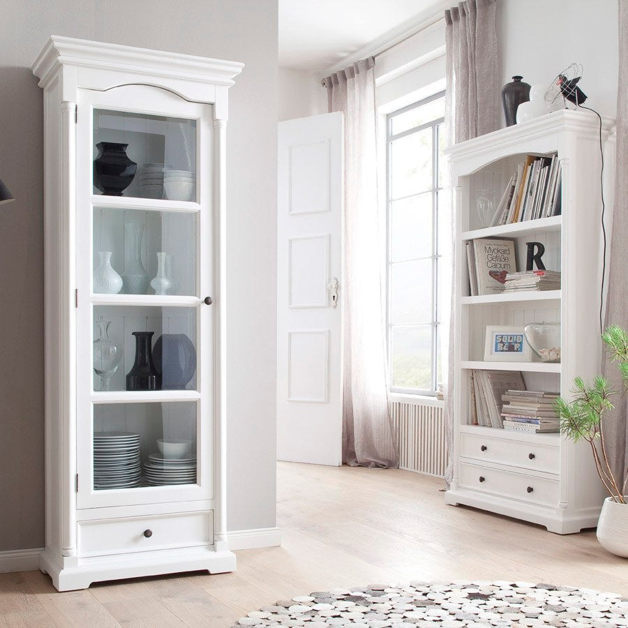 Provence French Country White Bookcase