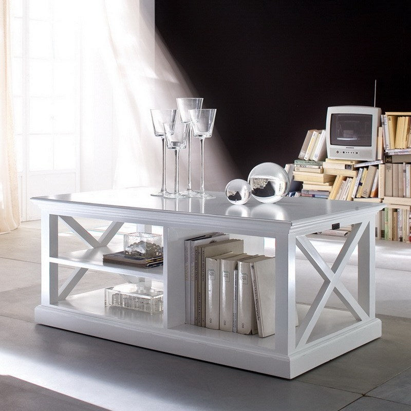 Halifax Coastal White Coffee Table