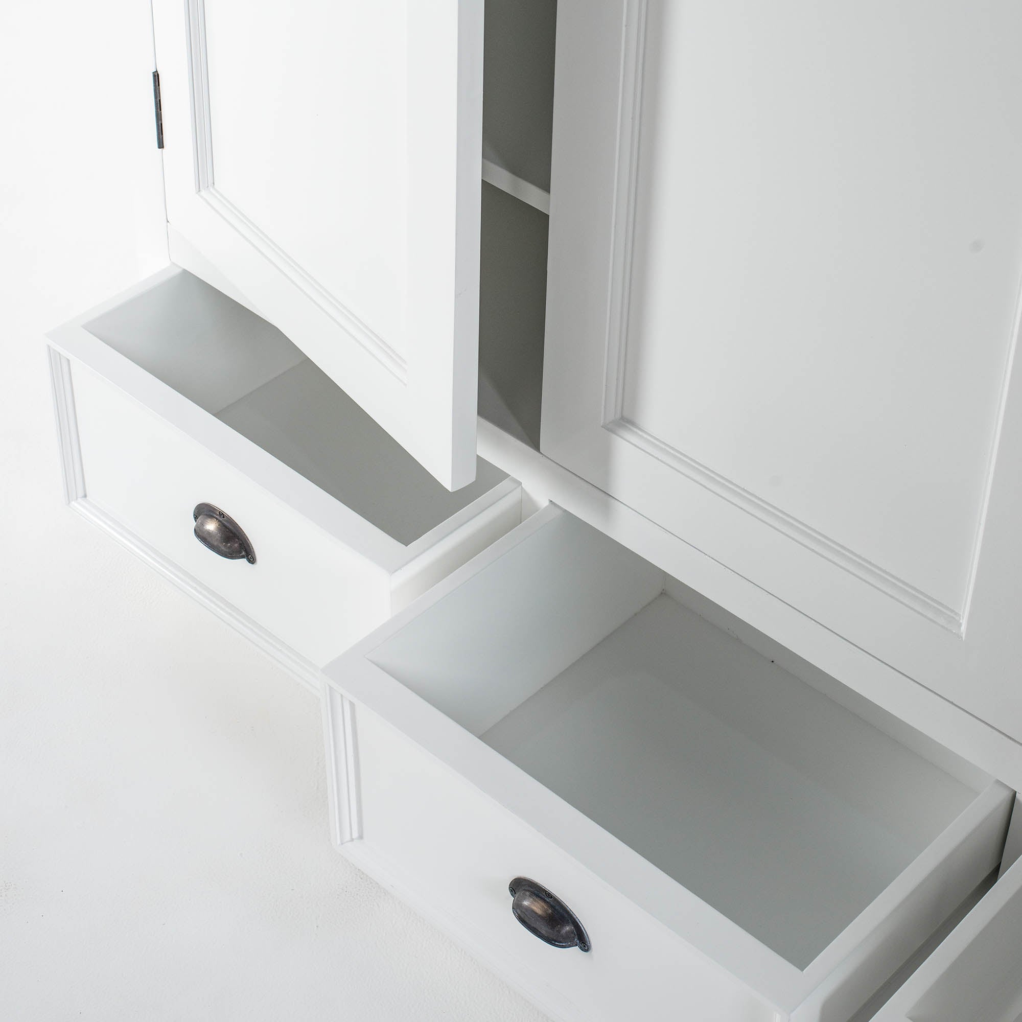 Halifax Coastal White Wardrobe with 3 Doors